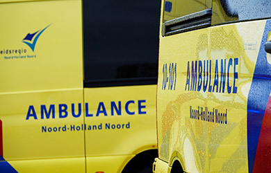 Ernstig ongeval op Winterstraat in Amsterdam