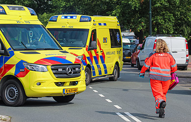 Ernstig ongeval op Willem Ruyslaan in Rotterdam