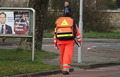 Voertuig te water Krijtstraat in Gorinchem