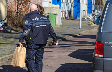 Ernstig ongeval met ernstig op Arie Biemondstraat in Amsterdam